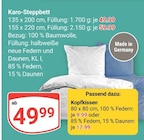 Aktuelle Bettdecke Angebote bei GLOBUS in Halle (Saale) Aktuelles Karo-Steppbett Angebot bei GLOBUS in Halle (Saale) ab 9,99 €