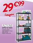 Étagère en résine - ATON en promo chez Cora Étagère en résine - ATON dans le catalogue Cora