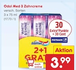 Zahncreme von Odol Med 3 im aktuellen Netto Marken-Discount Prospekt