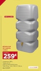 Gedimat Détrier - Promo RÉSERVOIR DE JARDIN CUBUS Promo RÉSERVOIR DE JARDIN CUBUS à 259,00 € dans le catalogue Gedimat à Détrier