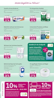 Schmerzgel im mea - meine apotheke Prospekt "Unsere Februar-Angebote" mit 4 Seiten (Frankfurt (Main))