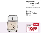 For Her Eau de Parfum Angebote von HELENE FISCHER bei Rossmann Rheda-Wiedenbrück für 19,99 €