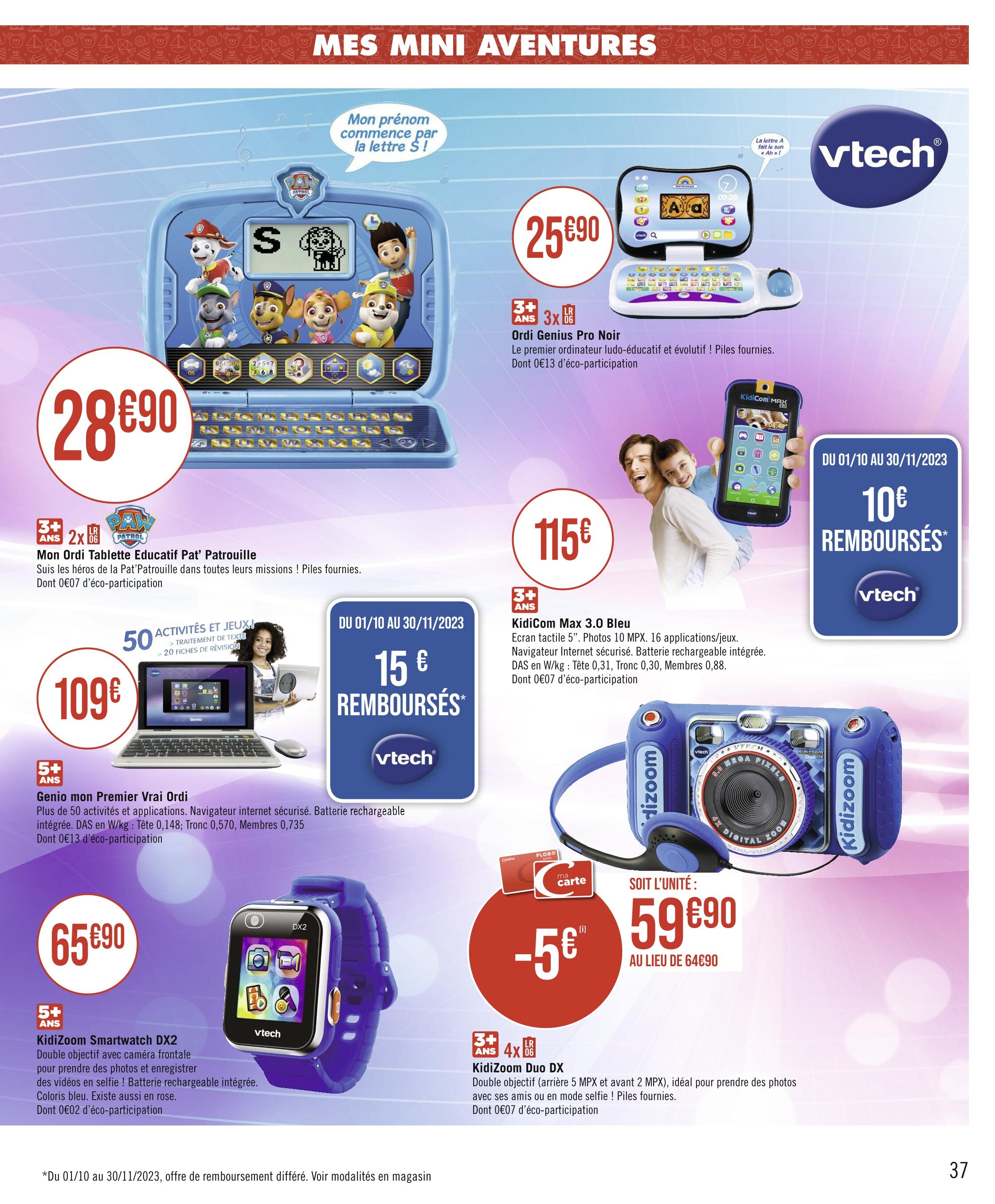 Promo Vtech kidicom max 3.0 chez Carrefour