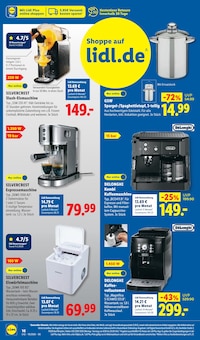 Kaffeevollautomat im Lidl Prospekt "LIDL LOHNT SICH" mit 73 Seiten (Rostock)
