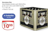 Aktuelle Warsteiner Angebote bei GLOBUS in Saarbrücken Aktuelles Warsteiner Angebot bei GLOBUS in Saarbrücken ab 10,99 €