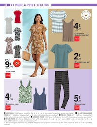 Offre Robe dans le catalogue E.Leclerc du moment à la page 44
