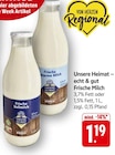 Frische Vollmilch Angebote von Unsere Heimat bei EDEKA Rüsselsheim für 1,19 €