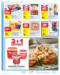 Prix et réduction Sauce dans le prospectus Carrefour Market en cours Offre Sauce dans le catalogue Carrefour Market du moment à la page 22