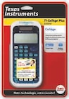 Calculatrice Scientifique TI College Plus Solaire - TEXAS INSTRUMENT en promo chez Hyper U Aix-en-Provence à 16,20 €