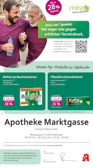 mea - meine apotheke Prospekt der KW 36 "Unsere September-Angebote" Aktueller mea - meine apotheke Prospekt "Unsere September-Angebote" Seite 1 von 4 Seiten
