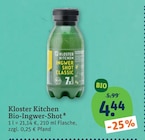 Bio-Ingwer-Shot von Kloster Kitchen im aktuellen tegut Prospekt für 4,44 €