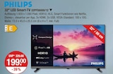 32" LED Smart-TV im V-Markt Prospekt 32" LED Smart-TV von Philips im aktuellen V-Markt Prospekt für 199,00 €