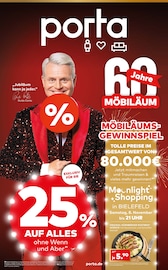Aktueller porta Möbel Möbel & Einrichtung Prospekt in Bielefeld und Umgebung, "60 JAHRE MÖBILÄUM" mit 4 Seiten, 02.11.2025 - 08.11.2025