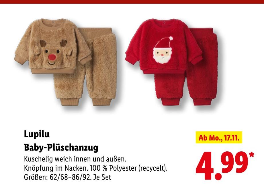 Baby-Plüschanzug