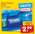 Tempo Taschentücher im Netto Marken-Discount Prospekt Tempo Taschentücher von Tempo im aktuellen Netto Marken-Discount Prospekt für 2,99 €