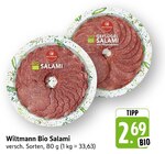Bio Salami im Angebot bei E center in Rottenburg Bio Salami Angebote von Wiltmann bei E center Rottenburg für 2,69 €