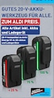 Aktuelles 20-V-Akku-Werkzeug Angebot bei ALDI Nord in Braunschweig