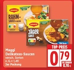 Rahmsauce von Maggi für 0,79 € bei EDEKA im Angebot Rahmsauce von Maggi im aktuellen EDEKA Prospekt