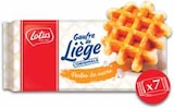 Gaufre de liège l'originale aux perles de sucre - LOTUS dans le catalogue Intermarché