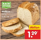 Netto Marken-Discount Zörbig - Weißbrot Angebot im Prospekt Weißbrot bei Netto Marken-Discount im Zörbig Prospekt für 1,29 €