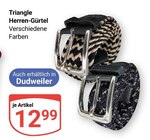 Herren-Gürtel Angebote von Triangle bei GLOBUS Saarbrücken für 12,99 €