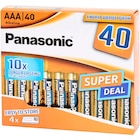 Piles Panasonic AAA - Panasonic - Action à Drancy Piles Panasonic AAA - Panasonic en promo chez Action Drancy à 6,36 €