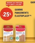 E.Leclerc Fontenay-le-Comté - Promo -25% gamme pansements ELASTOPLAST Promo -25% gamme pansements ELASTOPLAST à dans le catalogue E.Leclerc à Fontenay-le-Comté
