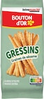 Gressins graines de sésame à l'huile d'olive vierge extra - BOUTON D'OR en promo à 0,81 € chez Intermarché Super Gressins graines de sésame à l'huile d'olive vierge extra - BOUTON D'OR dans le catalogue Intermarché Super