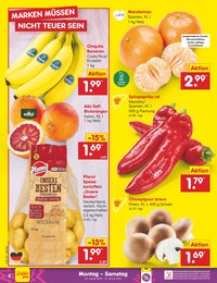Bananen Angebot im aktuellen Netto Marken-Discount Prospekt auf Seite 8
