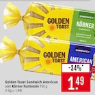 Sandwich American Angebote von Golden Toast bei Marktkauf Aschaffenburg für 1,49 €
