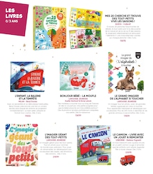 Prix et réduction Jouet Bébé dans le prospectus Fnac en cours Offre Jouet Bébé dans le catalogue Fnac du moment à la page 122