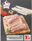 Porc Poitrine de porc avec os tranchée à griller en promo chez Super U Amiens à 3,99 €