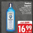 London Dry Gin Angebote von Bombay Sapphire bei E center Lüdenscheid für 16,99 €