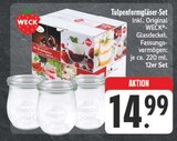 Tulpenformgläser-Set im Angebot bei EDEKA in Hof Tulpenformgläser-Set Angebote von WECK bei EDEKA Hof für 14,99 €