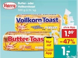 Butter- oder Vollkorntoast im Angebot bei Netto Marken-Discount in Hannover Butter- oder Vollkorntoast Angebote von Harry bei Netto Marken-Discount Hannover für 1,00 €
