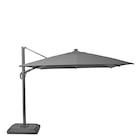 Parasol déporté rectangulaire gris Sonora NATERIAL L.391 x l.282 cm - NATERIAL en promo chez LEROY MERLIN Parasol déporté rectangulaire gris Sonora NATERIAL L.391 x l.282 cm - NATERIAL dans le catalogue LEROY MERLIN