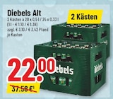 Alt im Angebot bei Trinkgut in Kamp-Lintfort Alt Angebote von Diebels bei Trinkgut Kamp-Lintfort für 22,00 €