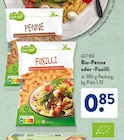 Bio-Penne oder -Fusilli bei ALDI SÜD im Seukendorf Prospekt für 0,85 €