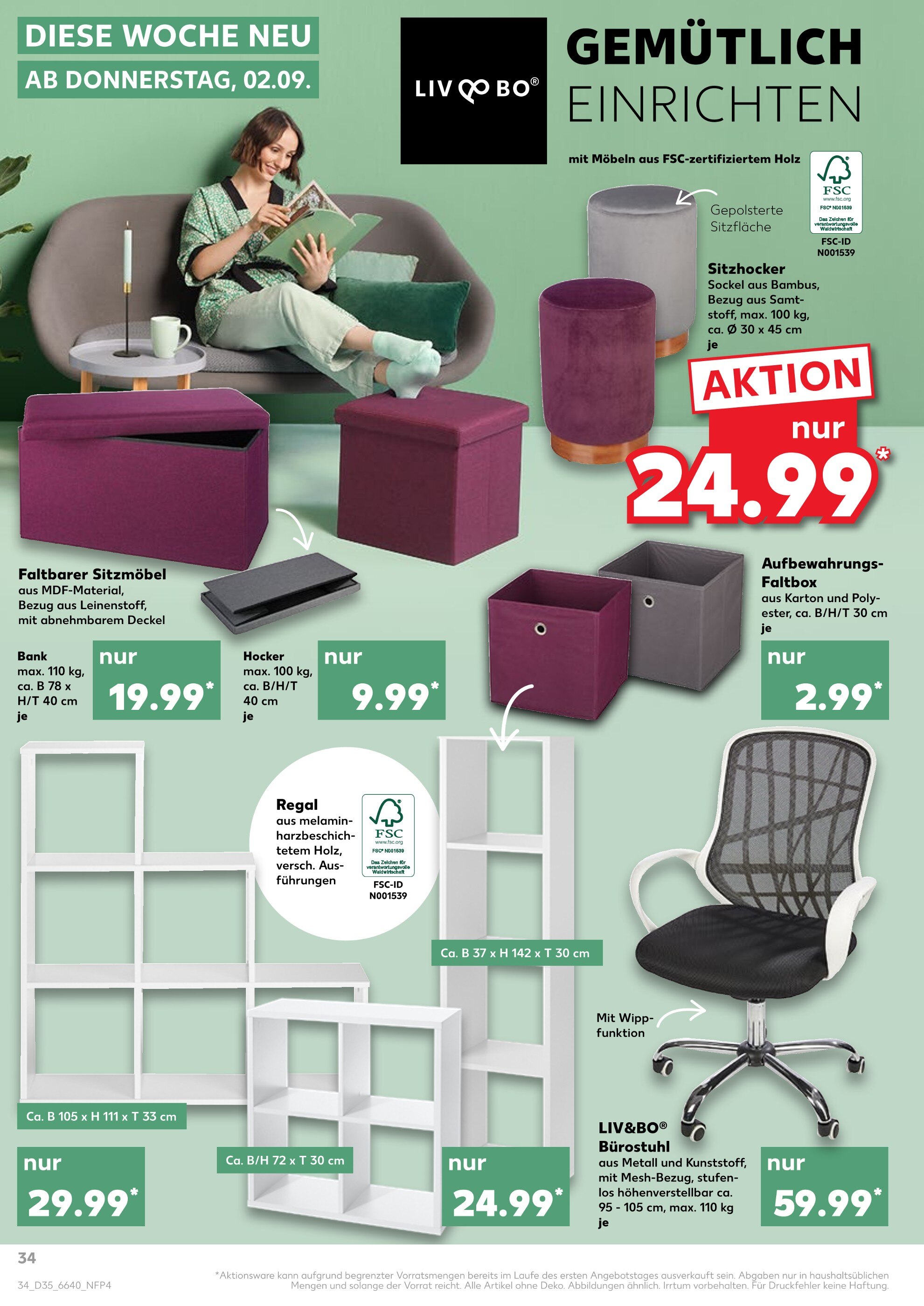 ALDI SÜD Hocker Angebot und Preis aus dem aktuellen Prospekt