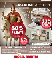 Möbel Martin Prospekt der aktuellen Woche, gültig von 20.10.2025 bis 16.11.2025 Aktueller Möbel Martin Prospekt "ST. MARTIN TEILT DIE PREISE!" mit 12 Seiten