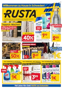 Rusta Prospekt der Woche "Teppich-Wochen" Seite 1, 18.10.2025 bis 24.10.2025 für Norderstedt Aktueller Rusta Prospekt "Teppich-Wochen" Seite 1 von 18 Seiten für Norderstedt