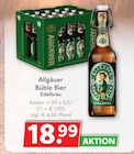 Büble Bier Edelbräu im Getränkeland Prospekt zum Preis von 18,99 €
