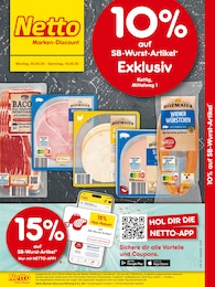 Discounter Prospekt von Netto Marken-Discount Neuwied Netto Marken-Discount Prospekt: "10% auf SB-Wurst-Artikel", 2 Seiten, 05.05.2025 - 10.05.2025