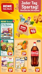 Cola Angebot im aktuellen REWE Prospekt auf Seite 1