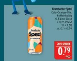 Spezi Cola-Orange-Mix im Angebot bei Marktkauf in Bautzen Spezi Cola-Orange-Mix Angebote von Krombacher bei Marktkauf Bautzen für 0,79 €