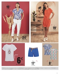Prix et réduction Short dans le prospectus Carrefour en cours Offre Short dans le catalogue Carrefour du moment à la page 3