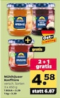 Konfitüre von Mühlhäuser für 4,58 € bei Netto mit dem Scottie im Angebot Konfitüre von Mühlhäuser im aktuellen Netto mit dem Scottie Prospekt