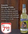 Bisongrass Vodka Angebote von Grasovka bei GLOBUS Erfurt für 7,99 €