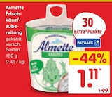 Frischkäse/-zubereitung von Almette für 1,11 € bei Netto Marken-Discount im Angebot Frischkäse/-zubereitung von Almette im aktuellen Netto Marken-Discount Prospekt