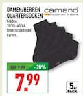 DAMEN/HERREN QUARTERSOCKEN Angebote von camano bei Marktkauf Voerde für 7,99 €